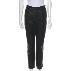 3X1 Leather Straight Pants Size: L | 29